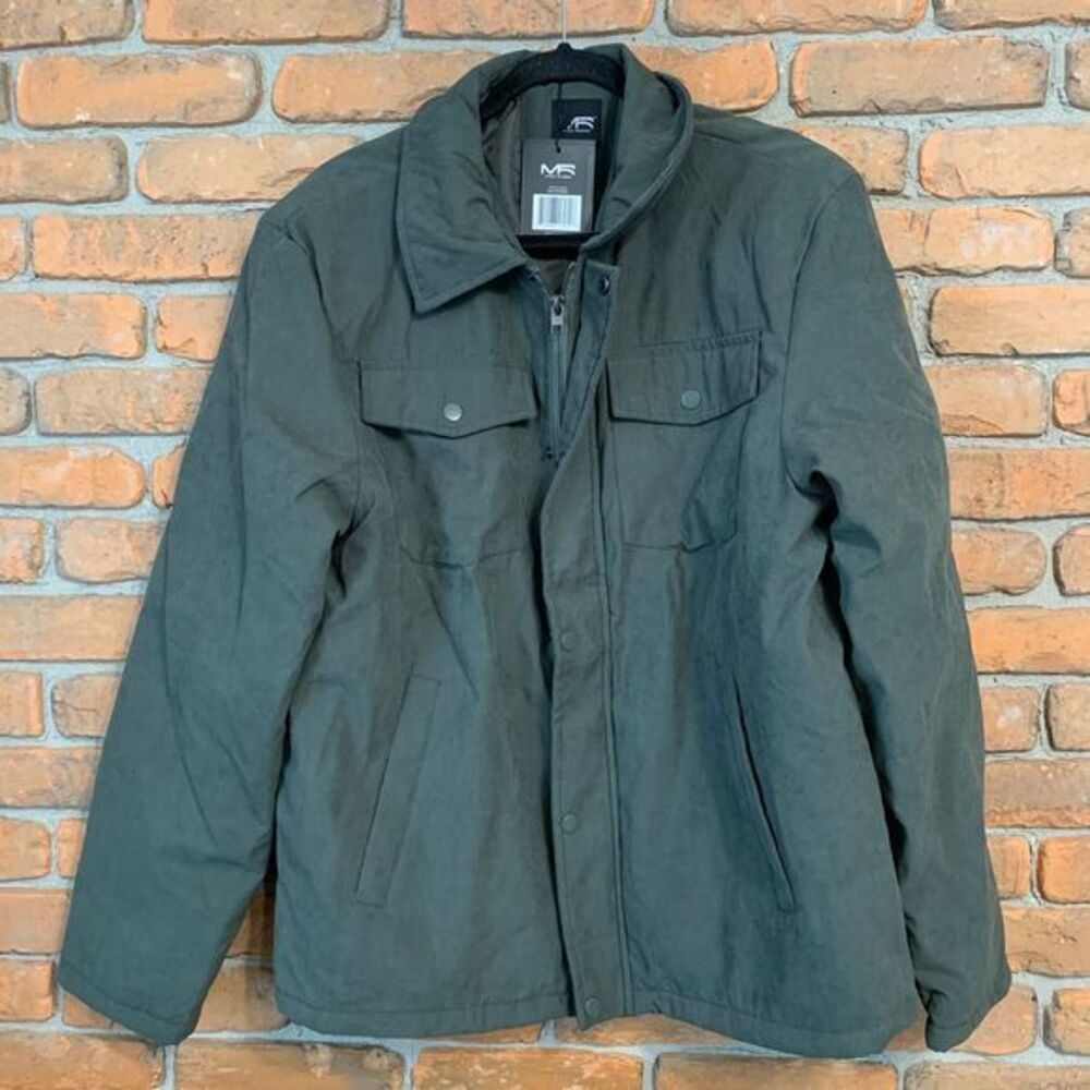 Mack Russo Mens Large Range Jacket Green Military Style Utility Outdoor‎ Coat